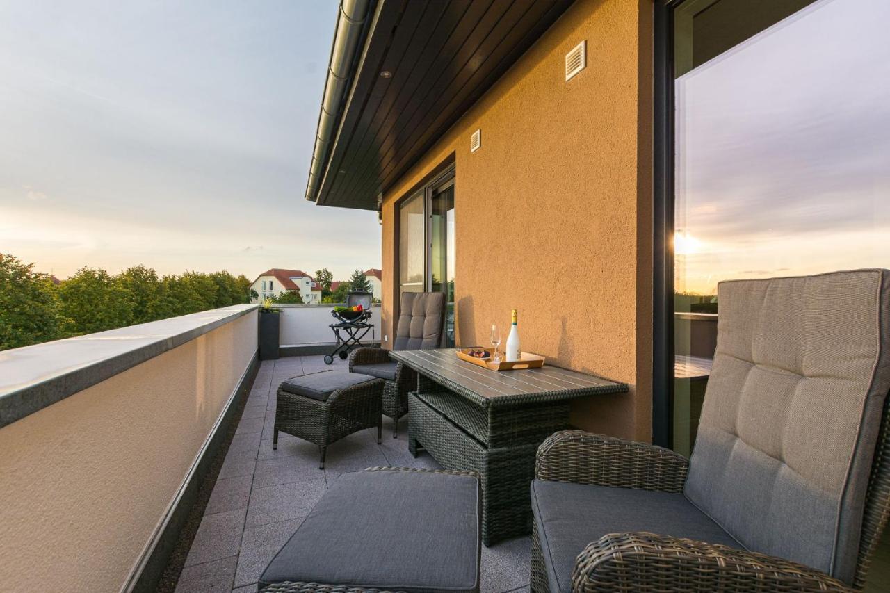 Luxus Spa Penthouse Sundowner Apartamento Göhren-Lebbin Exterior foto